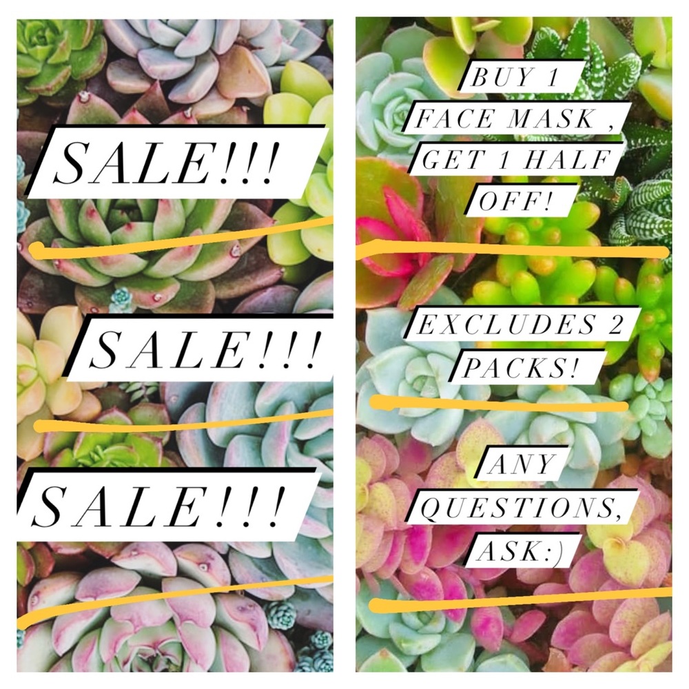 ✨ Face Mask Sale ✨